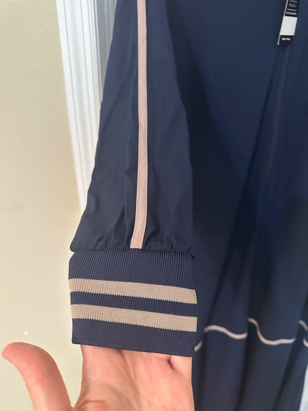 Moda Inci Turkish Navy Modest Maxi Dress Abaya US L  (EU 48) - Picture 3 of 9